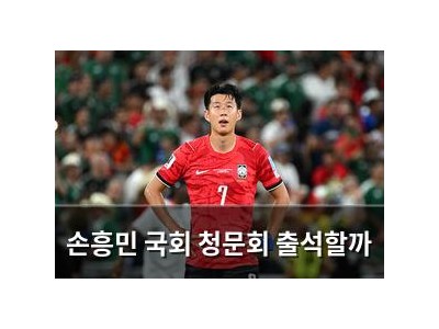 손흥민 국회 청문회 출석할까