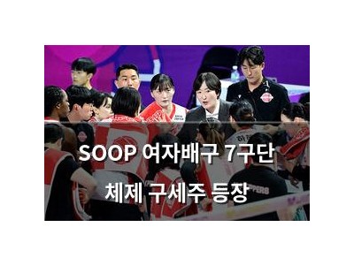 SOOP 여자배구 7구단 체제 구세주 등장